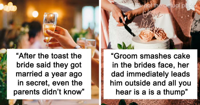 “I Couldn’t Believe She Did That”: 58 Messed Up Things People Have Done At Weddings