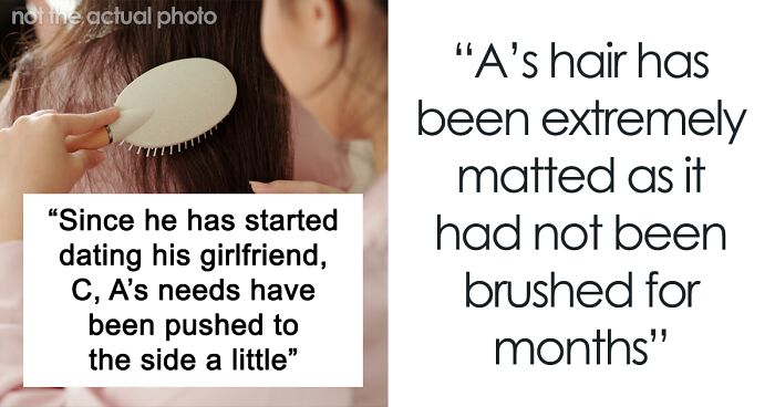 Girl Asks For Help With Her Matted Hair After Dad Ignores Her And Stepmom Says To Cut It