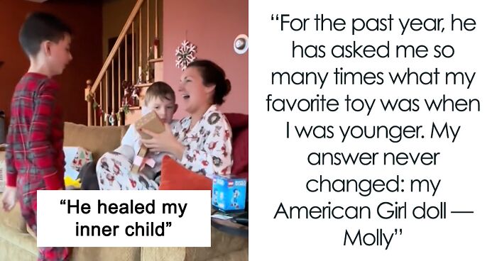 8-Year-Old Was Sad His Mom Lost Her Favorite Doll So He Gave It To Her For Christmas