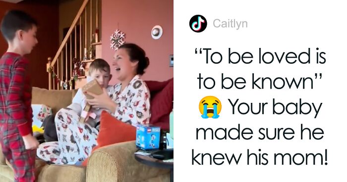 Heartwarming Moment As Mom Receives A Doll From Her 8-Year-Old Son