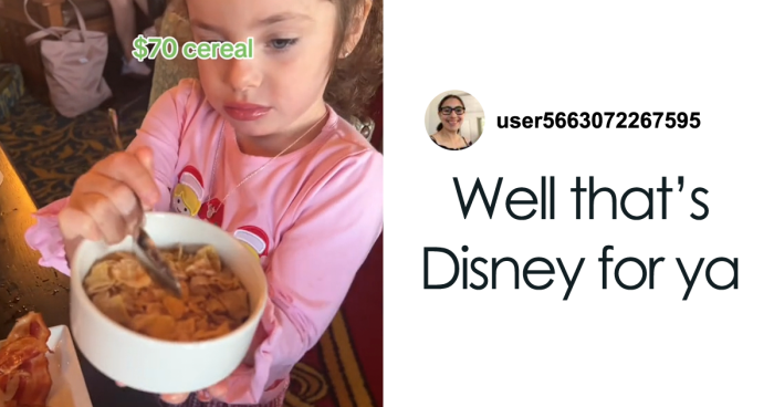 Mom Spends A Whopping $70 On “Cinderella Cereal” For Her Daughter At Disney World