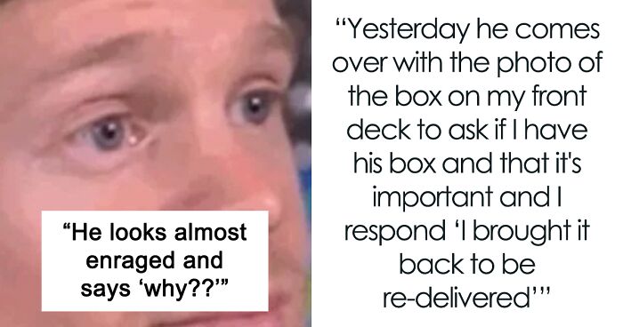 Man Gets His Revenge Against Neighbor By Bringing His Delivery Back To The Shipping Office 