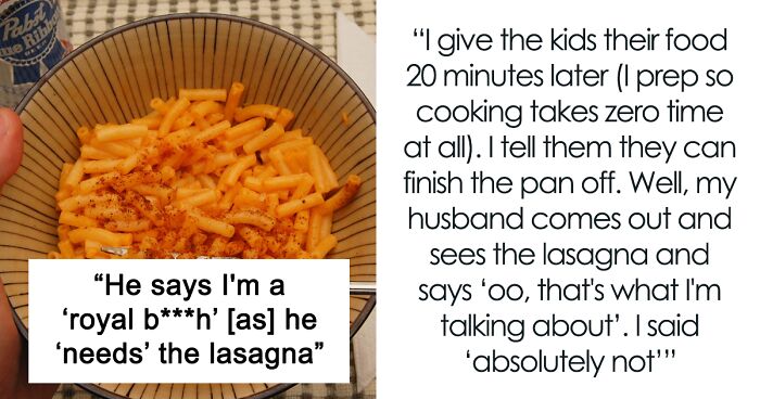 Overeating Man ‘Cries’ When Wife Refuses to Give Him Kids' Lasagna After Eating Her Dinner