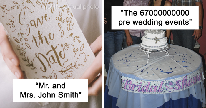 37 Of The Most Outdated Wedding Traditions People Want Gone