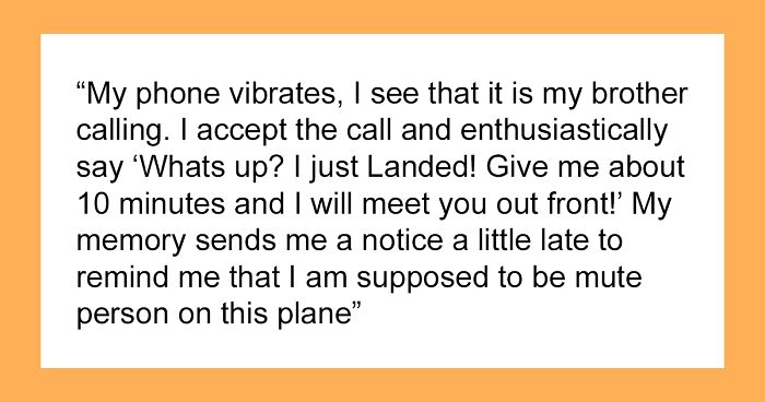 Plane Passenger 'Turns’ Mute For The Flight When His Seatmate Misinterprets Why He Can’t Speak