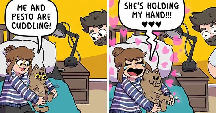 50 New Comics Documenting Cute Little Moments In A Relationship By This Artist