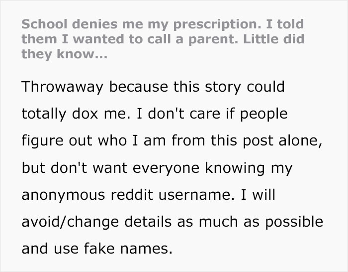 Student Is Denied Her Prescription, Tells Them She Wants To Call Her Parent, A Radio Host