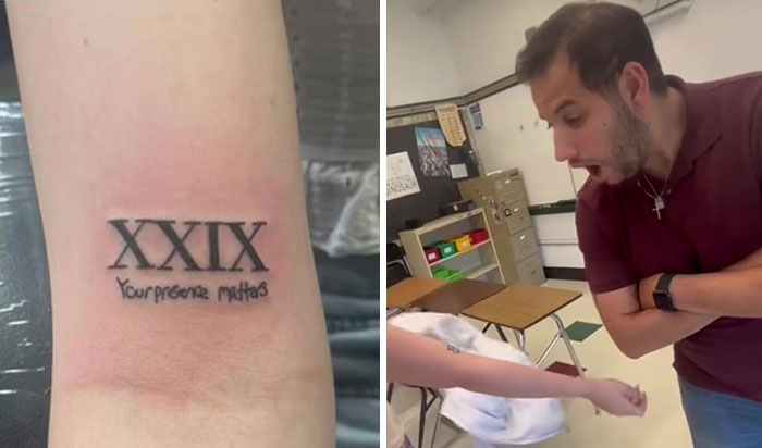 Students Found Their Teachers’ Handwritten Notes So Meaningful, They Got Them Tattooed