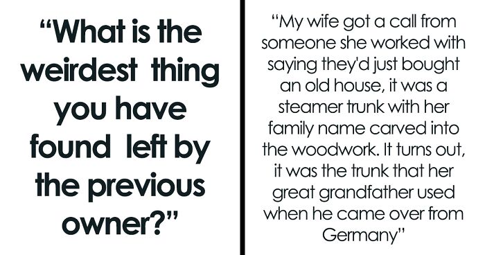 30 Weird Surprises People Found After Moving Into A New Home, As Shared In This Online Thread