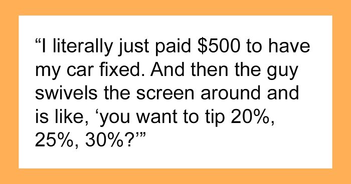 Mechanic Asks For 20% Tip On $500 Car Fix: “Are We Tipping Car Mechanics Now?”