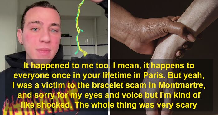 “I Ran For My Life”: Person Warns Others About This Bracelet Scam In Paris