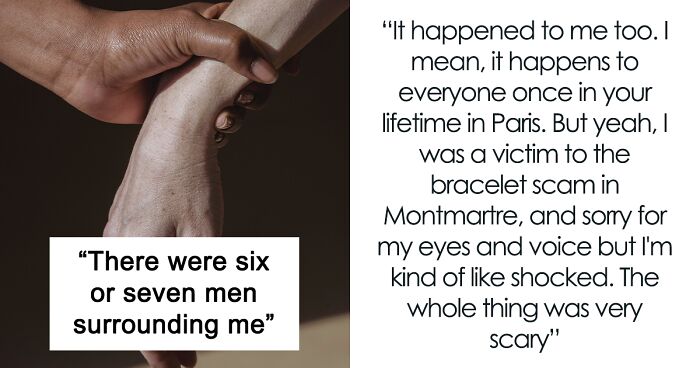 “I Ran For My Life”: Italian In Paris Warns About Scary Bracelet Scam