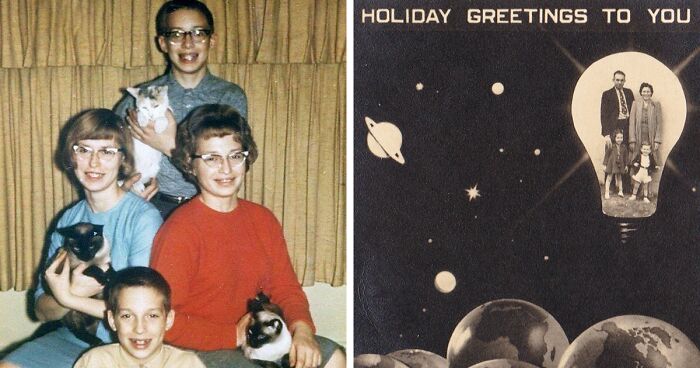 Here Are 35 Funny Homemade Christmas Cards From The Past That Captured My Interest (New Pics)