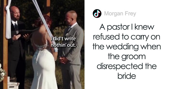 Internet Folks Are Revolted By This Groom, Who Tried To Joke His Way Out Of Not Writing Vows