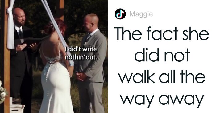 “I Promise To Smack That [Butt]”: Groom’s Wedding Vow Goes Viral For All The Wrong Reasons