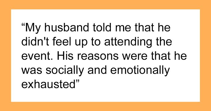 “Hadn't Had A ‘Date Night’ In Almost 6 Months”: Woman Drags Grieving Husband To Work Xmas Gala