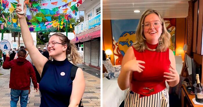 Woman’s Tour Of 9-Month Cruise Cabin Goes Viral As People Notice Cabin Has No Windows