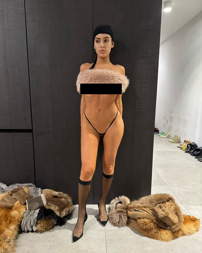 In A Dominatrix Mask And Little Else, Kanye Displays Wife To The Ire Of Fans And Critics Alike