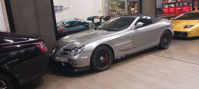 One Of Many Mercedes Mclaren Slr 722s On Location