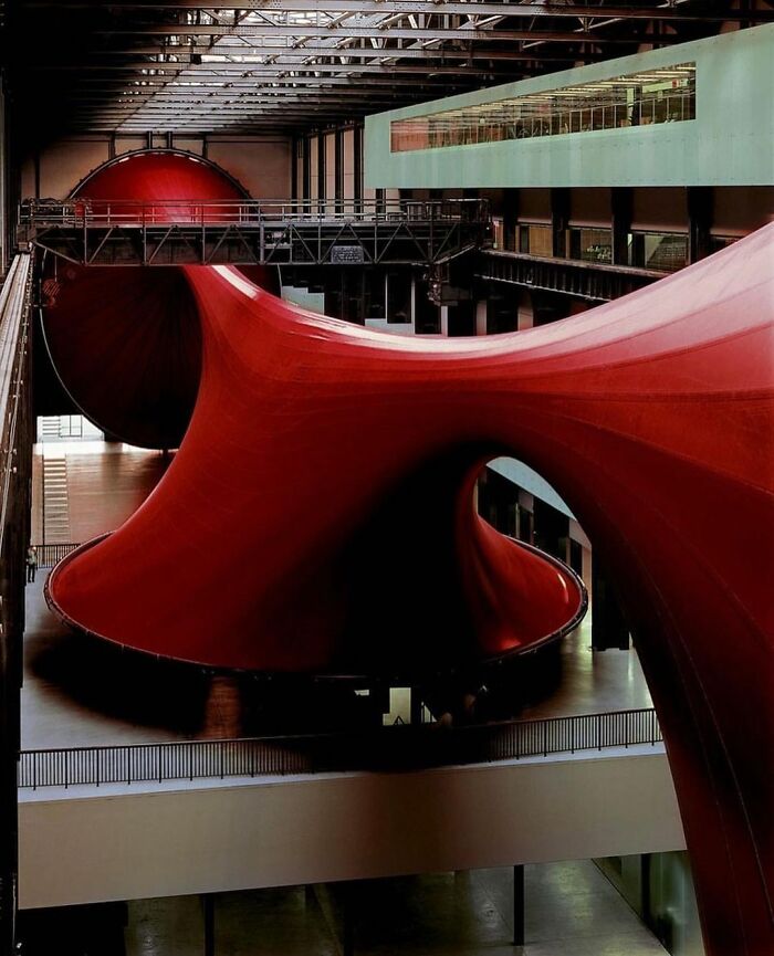 Anish Kapoor - Marsyas, As Part Of The Unilever Series For The Turbine Hall At Tate Modern, London, 2002-2003, By @hubytheordinary