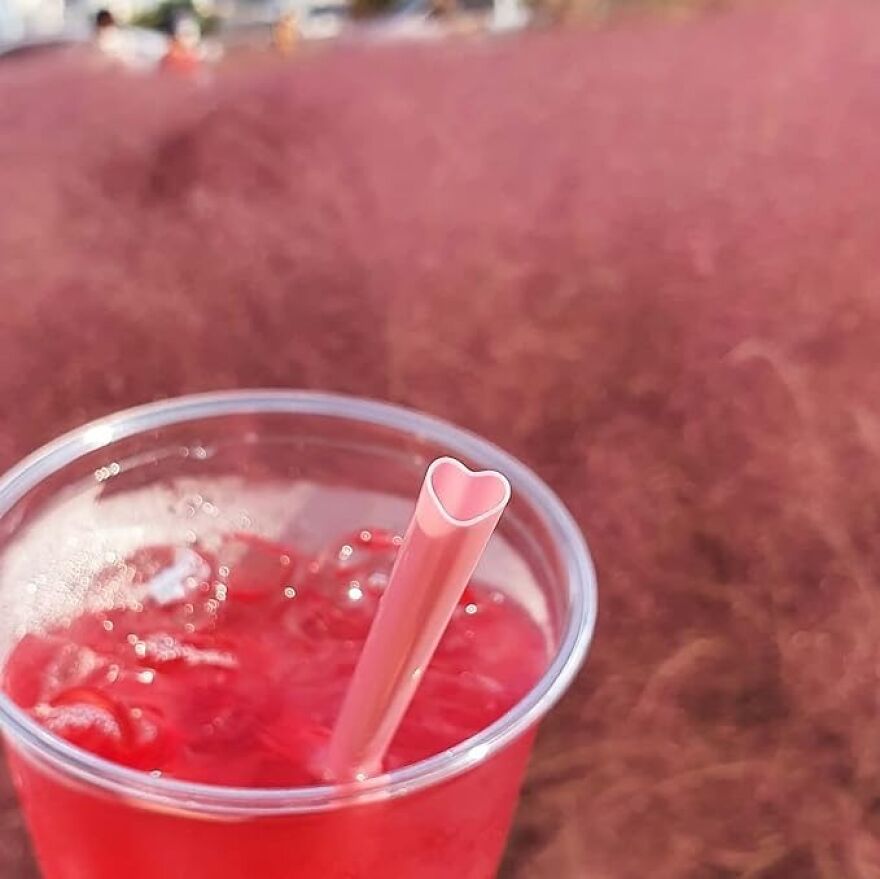 Make Each Drink A Tribute To Your Friendships With Heart Shaped Pink Straws , Because Your Squad's Conversations Flow Better With Fun In Every Glass!
