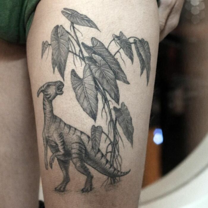 Healed Plant And Dino