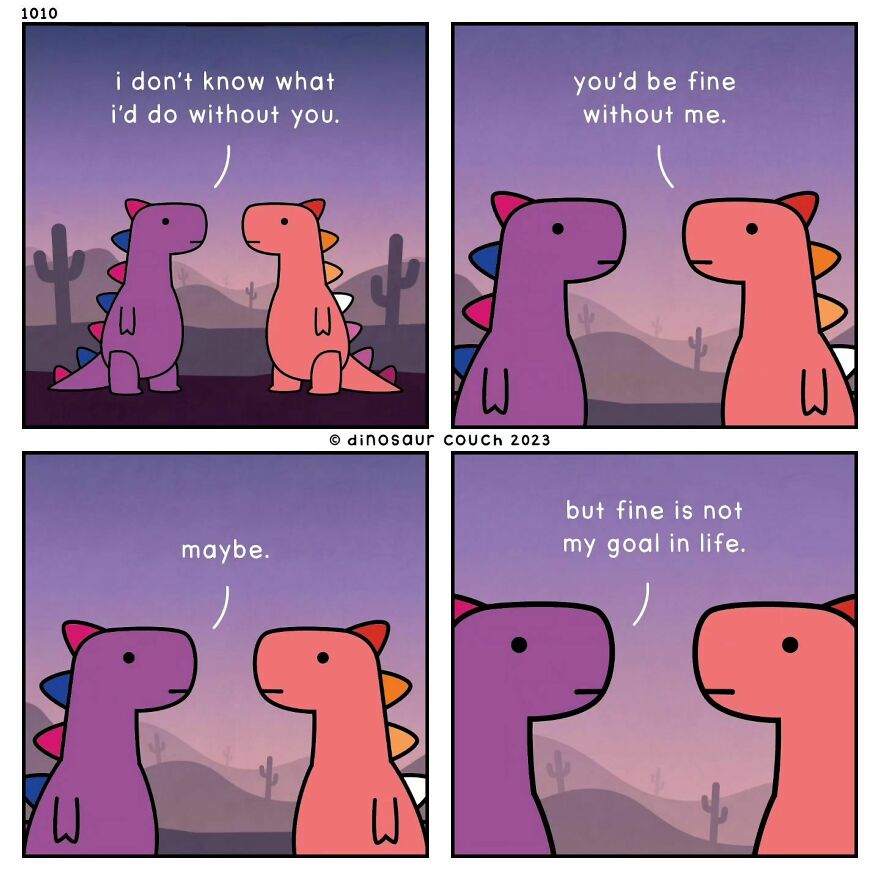 Witty And Heartfelt Comics By “Dinosaur Couch” (New Pics)