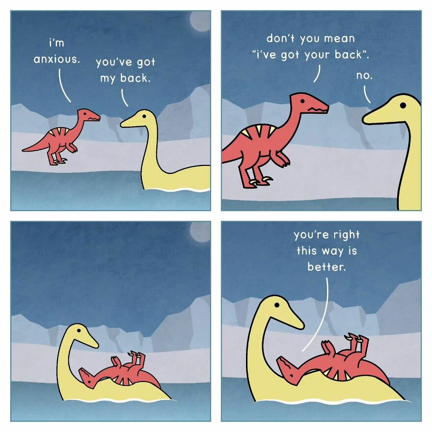 Witty And Heartfelt Comics By “Dinosaur Couch” (New Pics)