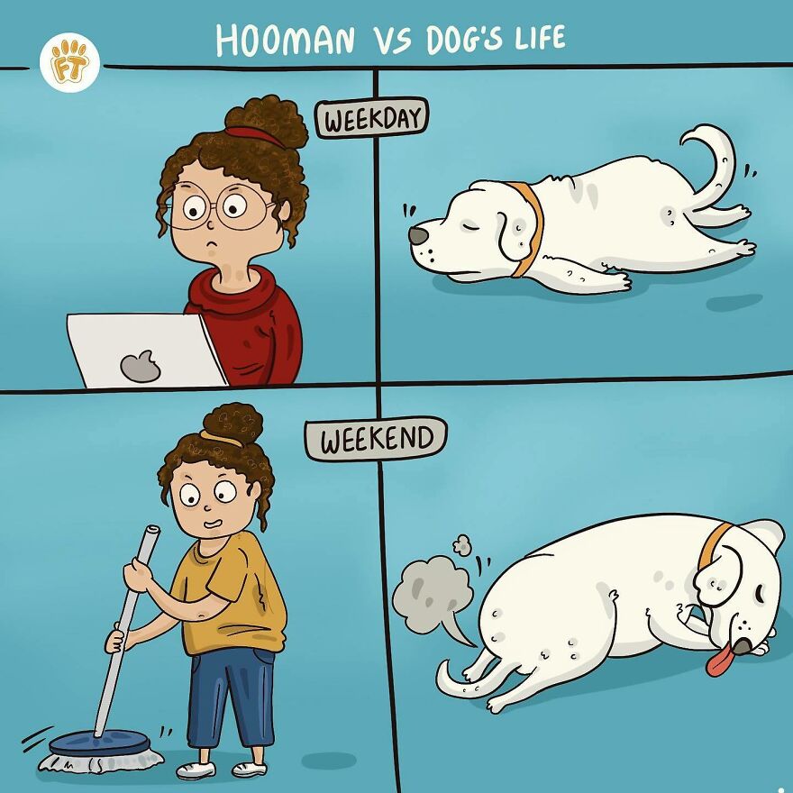 Artist Creates Comics That Explore The Unique Bond Between Humans And Their Furry Companions