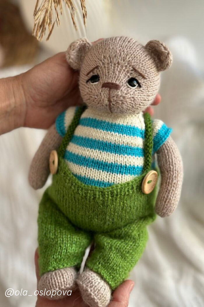 Teddy Bear Knitting Pattern For Your Kids!