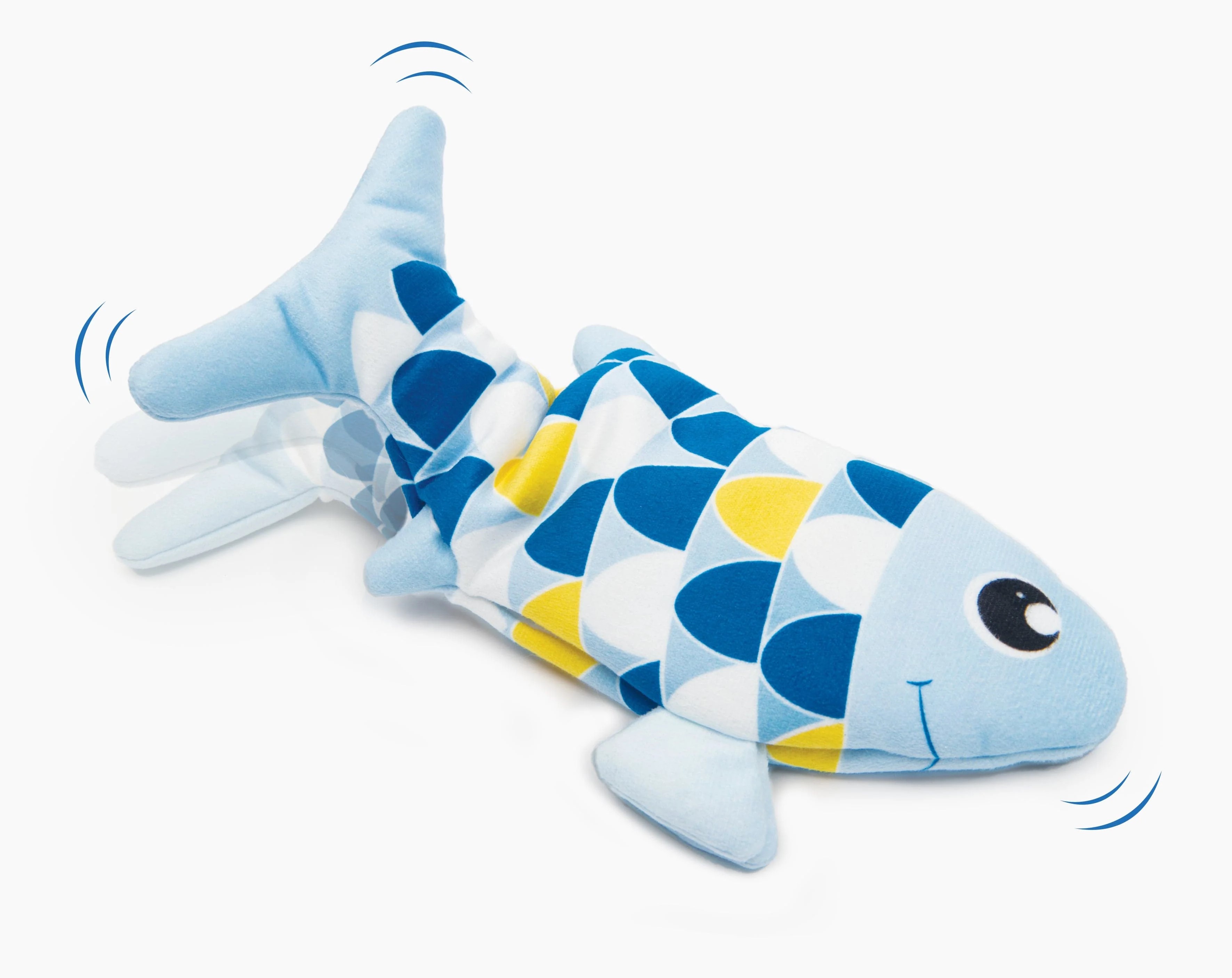 Catit Groovy Fish Plush Cat Toy with Catnip