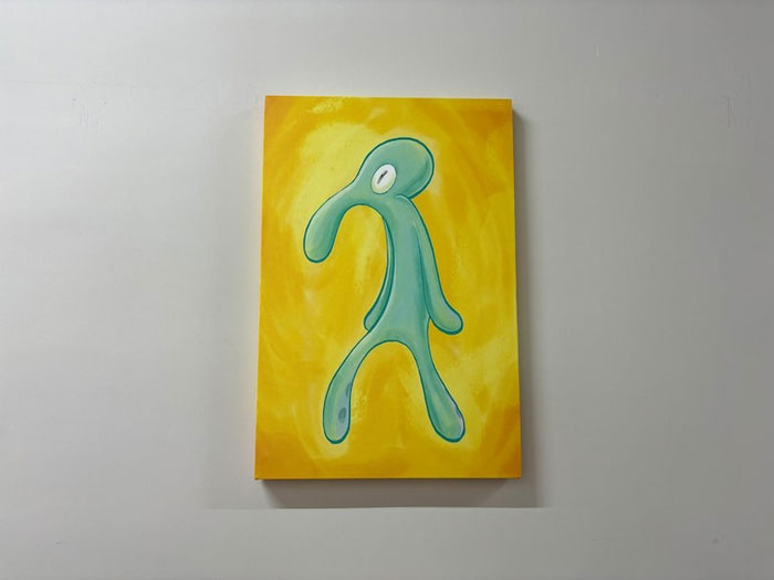 Looking To Add Some Sarcastically Sophisticated Flair To Your Decor? A Squidward Painting Print Is The Way To Go - It's The Kind Of Wall Art That Says, 'I'm An Adult, But I'm Also Fun At Parties.'