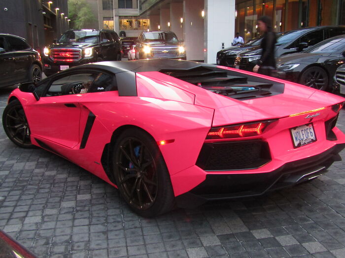 A Pink Lamborghini?