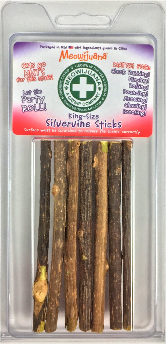 Meowijuana King-Sized Silvervine Cat Sticks