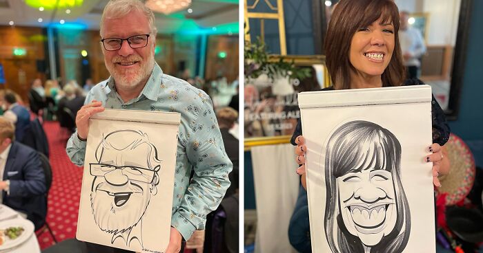 80 Perfectly Accurate Caricatures Of People Drawn By This Artist