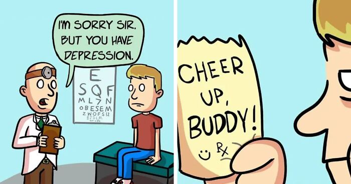 Artist With Peculiar Sense Of Humor Created 54 New Comics With Socially Awkward Situations