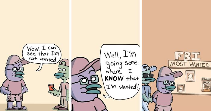 This Artist Created 30 New Comics Featuring Some Awkward Situations And Twisted Endings