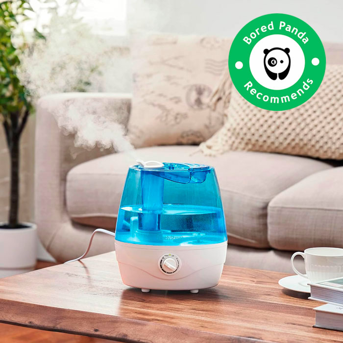  Everlasting Comfort Air Humidifiers for Bedroom - 50-Hour  Continuous Use - Relieve Allergies, Sinuses, Congestion, Dry Skin -  Ultrasonic Cool Mist Humidifiers for Home - Large Air Humidifier for Room :  Home & Kitchen