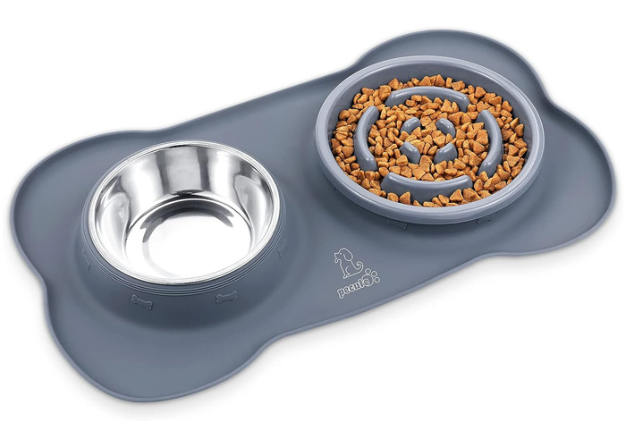 Pecute Slow Feeder Dog Bowl