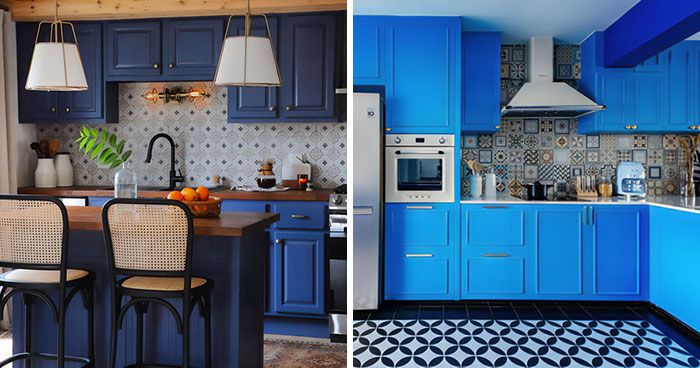 Blue Kitchen Cabinets: How They Make The Kitchen Pop In Your Eyes?