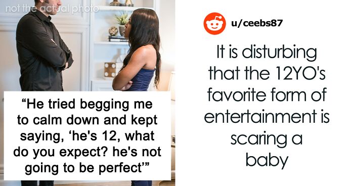 Boy Keeps Scaring Sister 4 Times A Day And Finds It Funny, Dad’s GF Loses It And Kicks Them Out