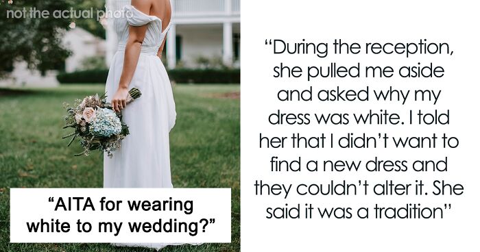 MIL Demands Bride Wear Blush, Throws A Fit When She Shows Up In White At The Aisle