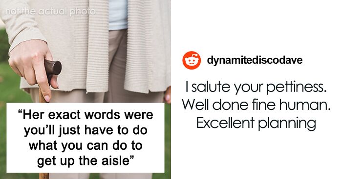 Bridezilla Hides Veteran's Cane That Doesn't Fit Her Wedding Aesthetic, Regrets It Immediately