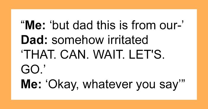 Father Won't Wait Less Than A Minute For Son To Confirm Order, Has To Wait An Hour Line Soon After