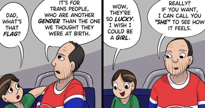 Canadian Cartoonist's Insightful Comics Shed Light On Transgender Realities (40 Pics)