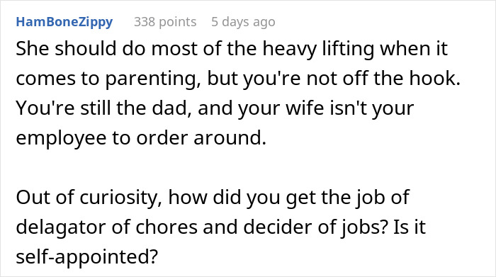 Man Tells Wife Not To Complain About Her Stay-At-Home Mom Responsibilities As She Wanted That