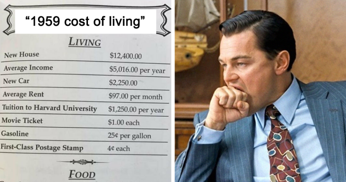 94 Pics Of The Price Of Things That Show Just How Much The Cost Of Living Has Gone Up