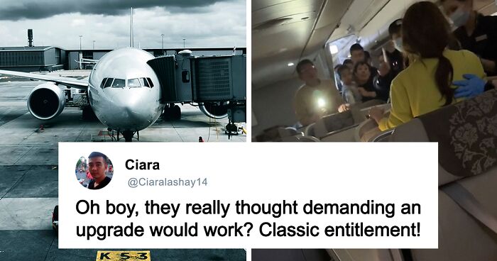 300 Airplane Passengers Forced To Rebook Flight After Man Demands Free First Class Upgrade