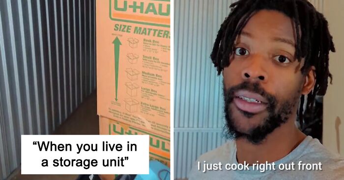 “We’re All Just Trying To Survive”: Man Shares How He And GF Are Living In A Storage Unit