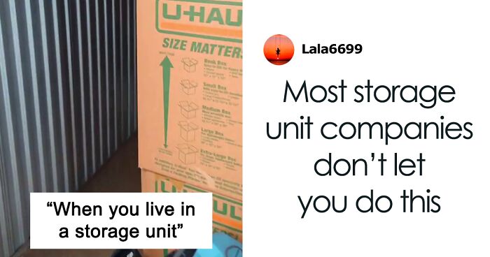 Couple Shares Their Biggest Life Hack To Save Money By Living In A Storage Unit, People Are Split